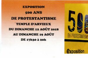 Exposition 500 ANS  DE PROTESTANTISME