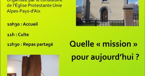 Journée consistoriale à Lourmarin