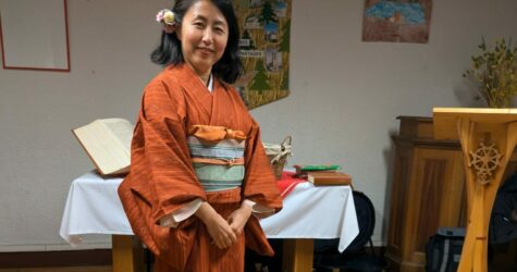 Culte et conférence sur le christianisme au Japon