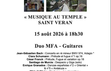Concerts de l&rsquo;été dans le Queyras et à Vars