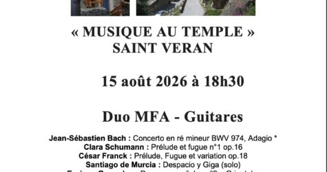 Concerts de l&rsquo;été dans le Queyras et à Vars